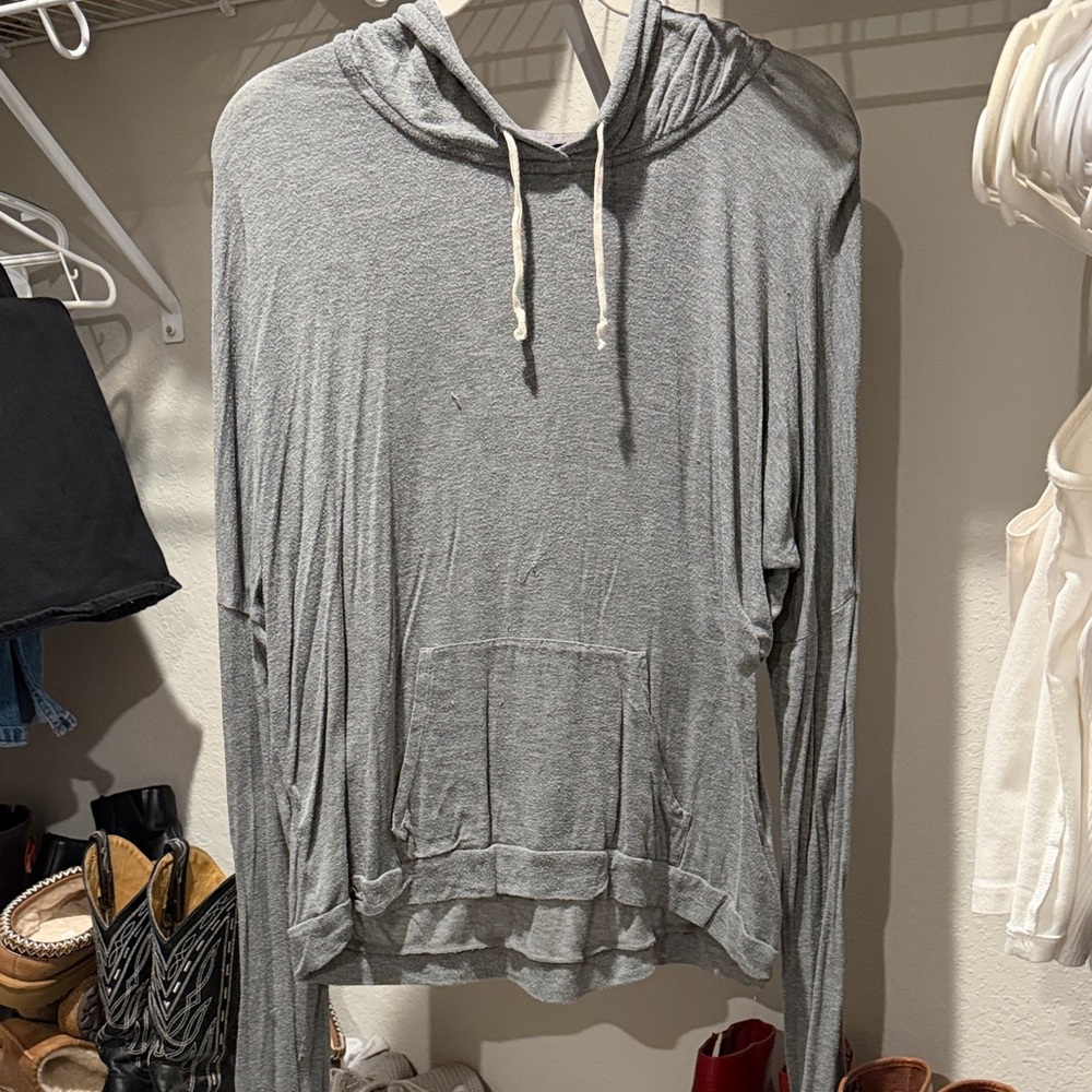 Brandy Melville Heather Gray Top